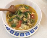 Hình bước làm 7 của món Cá tầm nấu canh măng chua