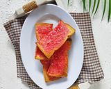 Foto langkah ke 3 dari resep Roti Kering Stroberi.