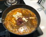 A picture of step 6 of Hot and Sour Soup.