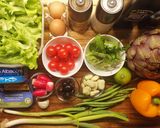 A picture of step 1 of Salade Niçoise.