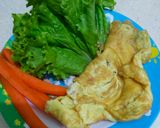 Foto langkah ke 1 dari resep Kimbap Isi Telur Wortel Selada_Bekal Sarapan.