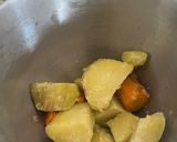 A picture of step 1 of Sweet potatoes pie #PiDayPie.