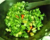 A picture of step 2 of Beerakaya Pottu Chutney (Ridgegourd Peel Chutney - Andhra Style).