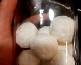A picture of step 2 of Labneh Balls (Yoghurt Cheese Balls).