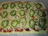 Pizza vegetal y carnivora