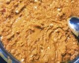 A picture of step 4 of Aata dry fruits pinni.