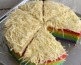 Foto langkah ke 9 dari resep Rainbow Cake.