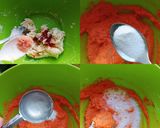 A picture of step 3 of Tri-colour Semolina Idli.