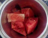 A picture of step 1 of Watermelon juice.