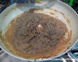Foto del passaggio 4 della ricetta Tagliatelle di Riso Venere con melanzane, stracciatella e speck