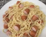 Hình bước làm 3 của món Spaghetti xúc xích 🍝