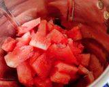 A picture of step 1 of Watermelon pudding.