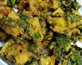 A picture of step 3 of Pakora platter with chaey.