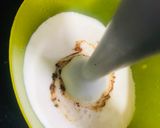 A picture of step 2 of Oreo coffee shake.