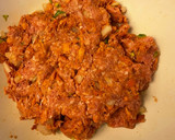 Foto del paso 1 de la receta: Carne de hamburguesa con chorizo rojo en la freidora de aire
