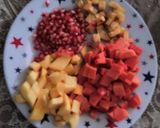 A picture of step 1 of Fruit Chaat.