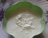 A picture of step 1 of Suji Imarti (Semolina Imarti).