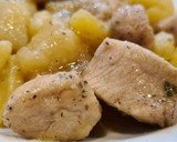 Foto del paso 6 de la receta: Dados de pollo con papas
