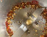 A picture of step 2 of Kool or Jujube Chutney for Saraswati Pujo or Basant Panchami.