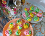 Foto langkah ke 9 dari resep Bolu Kukus Mawar Ekonomis Lembut & Empuk.... 🌷🌹.