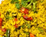 A picture of step 5 of Vegetable Chutney Poha❤️.