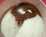 Foto langkah ke 1 dari resep Eggless Chocolate Cake.