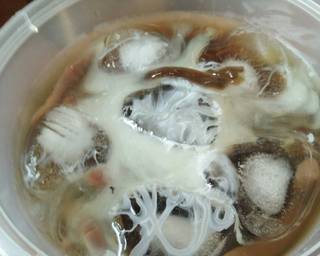 *Es cendol coklat cincau* - Step 4