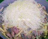 Hình bước làm 5 của món Lòng Vịt Xào Măng Miến Và Giá