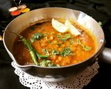 A picture of step 8 of Punjabi Chana Dal.