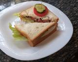 Veggies n Sausage sandwich #Photography Challenge recipe step 3 photo