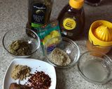 A picture of step 1 of Moroccan salad.