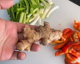 Foto del paso 3 de la receta: Pollo con durazno 🍑, Chifa 💚
