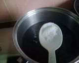 Gambar langkah 2 resipi Sagu Telang.