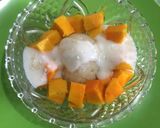 Foto langkah ke 4 dari resep Mango Sticky Rice Vla Fiber Creme.