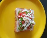 A picture of step 3 of Mix Veg Grilled Sandwich.