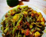 A picture of step 6 of Green capsicum masala magic.