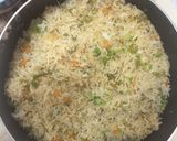 A picture of step 2 of Chinese Veg Fried Rice.