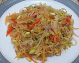 Foto langkah ke 5 dari resep Tumis Pepaya.