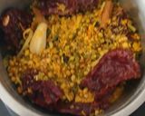 A picture of step 3 of Paneer Kolhapuri masala.