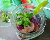 صورة لخطوة 1 من وصفة طريقة عمل مشروب موهيتو🍹🍸 يبرد عليكم حر الصيف 🌄 منعش جداً ولذيذ 😋