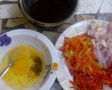 A picture of step 2 of Potato and egg sauce.