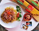 Foto langkah ke 7 dari resep Spaghetti Chicken Popcorn Sambal Matah.