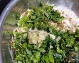 A picture of step 5 of Methi leaves pearl millet flour Dhebra.