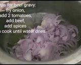 A picture of step 4 of Beef khausay.