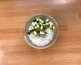 Foto del passaggio 3 della ricetta Risotto con Gamberi Pancetta e Zucchine in Vasocottura al Microonde ​