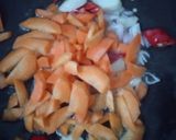 Foto langkah ke 2 dari resep Tumis Sawi Putih Wortel.