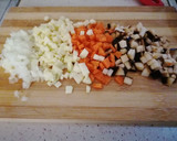 Foto del paso 1 de la receta: Espirales con carne y verdura