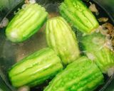 Hình bước làm 5 của món Canh khổ qua dồn thịt