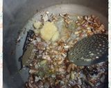 A picture of step 5 of Moti Pulao.