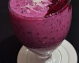 A picture of step 7 of Pink Dragon fruit Sago pudding dessert.